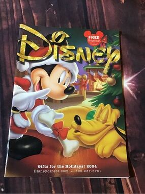 Vintage Disney catalog Mickey Mouse Santa gifts for the holidays 2004